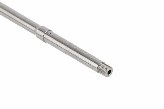 The Criterion 6.5 Grendel barrels have a 5/8x24 thread pitch for attaching muzzle brakes, flash hiders, and suppressors